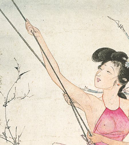 团风-胡也佛的仕女画和最知名的金瓶梅秘戏图